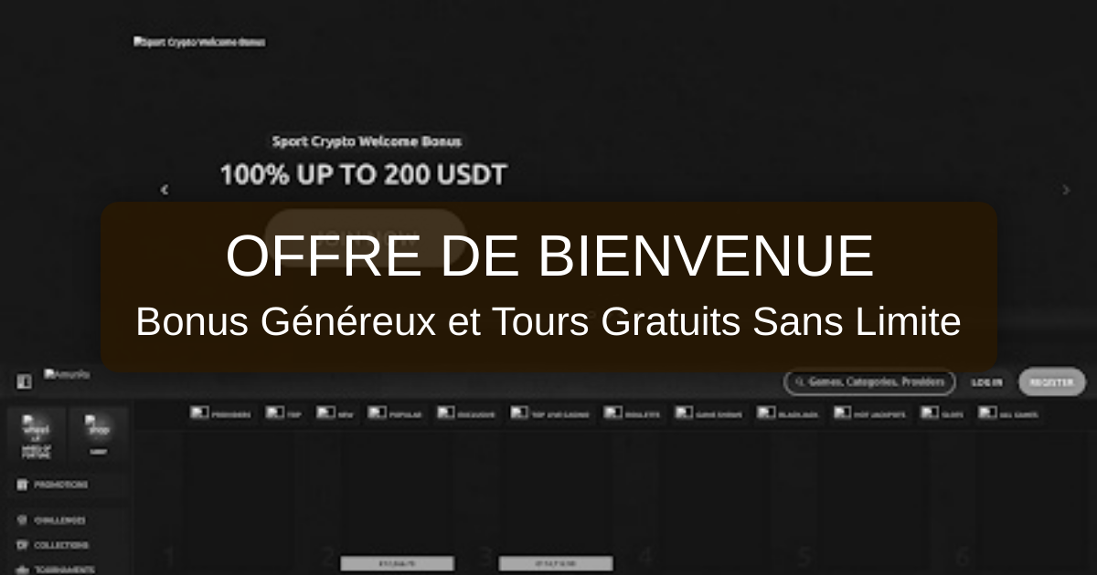 Amunra Casino et son bonus de bienvenue jusqu’à 3 000 €